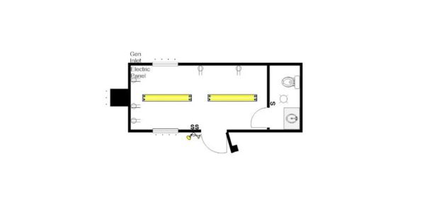 20ft Mobile Office with Bathroom - Image 8