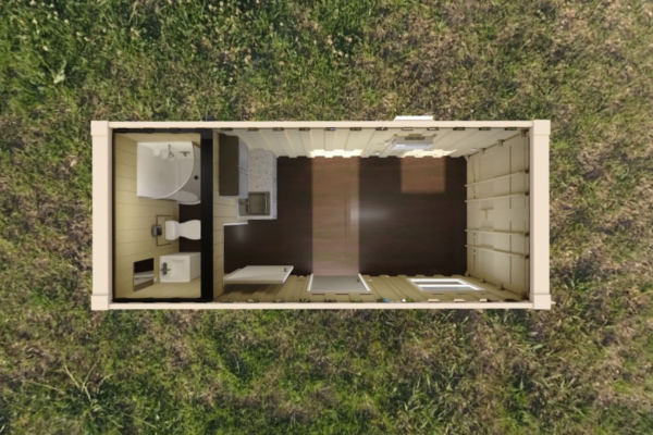 20ft Hunting Cabin with Kitchenette and Bath - Image 8