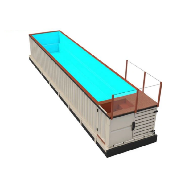 40ft Shipping Container Pools with Stairs for Sale - Image 2